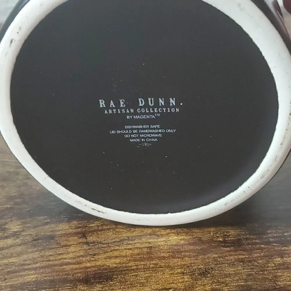 RAE DUNN Trick or Treat Tall Black Canister 2020 HTF